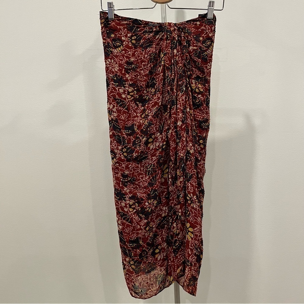 NWOT ba&sh Galia dark Floral Skirt